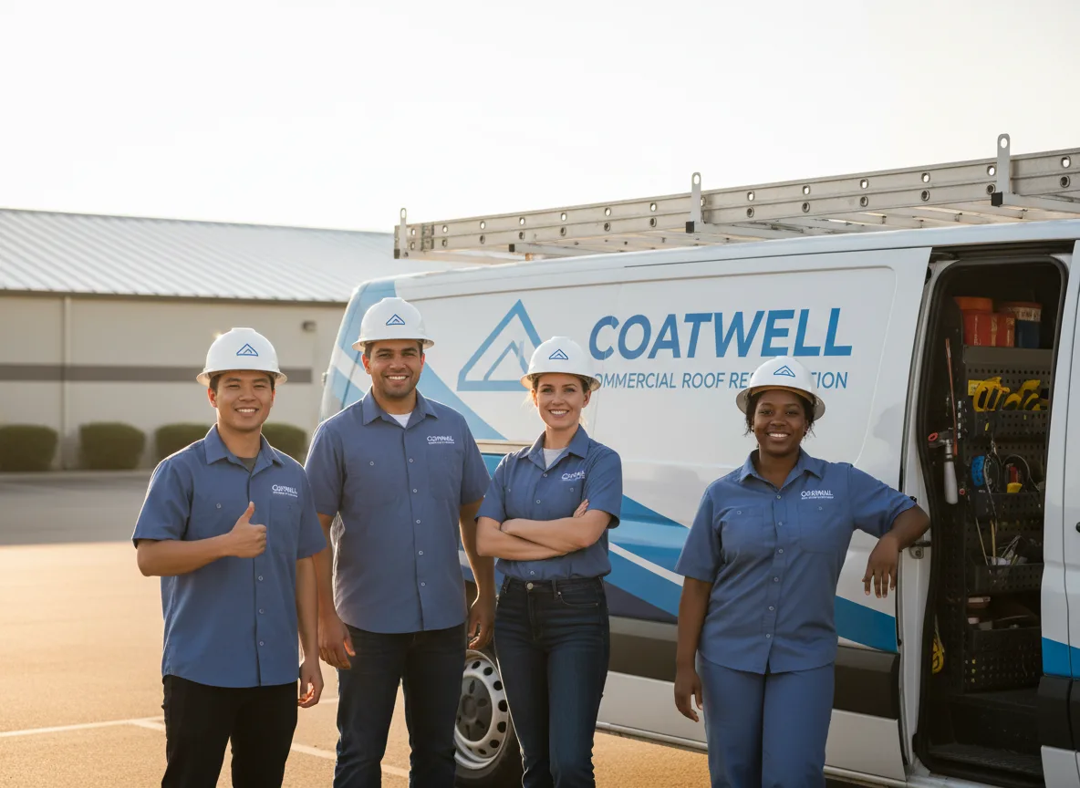 Commercial roof coating company in Park Hill, OK